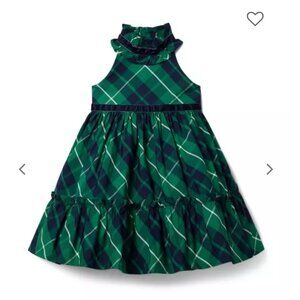 NWT Janie & Jack tartan party dress 6-9 month